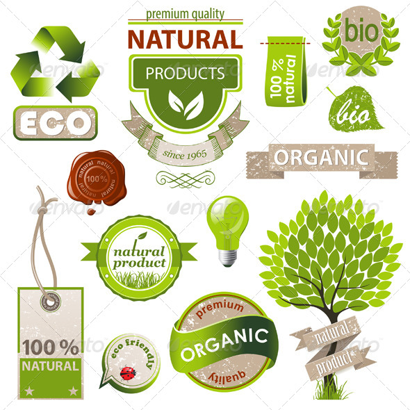 Ecology and Nature Emblems - Nature Conceptual