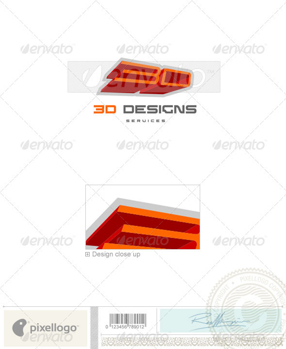 Print & Design Logo - 192 - Vector Abstract