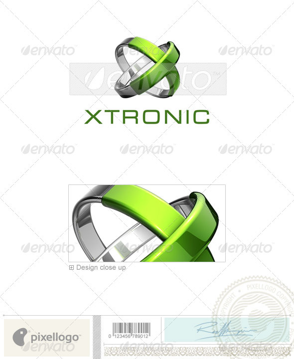 Technology Logo - 3D-667 - 3d Abstract