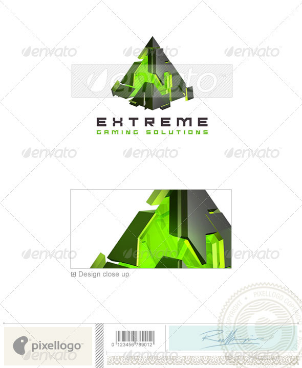 Technology Logo - 3D-260 - 3d Abstract