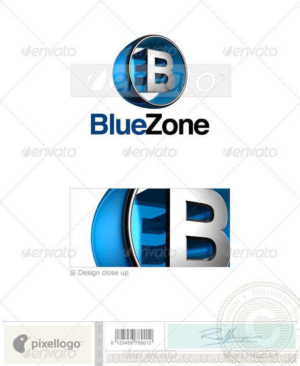 B Logo - 3D-438-B - Letters Logo Templates