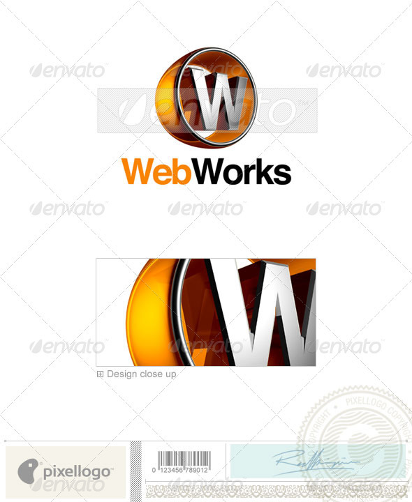 W Logo - 3D-438-W - Letters Logo Templates