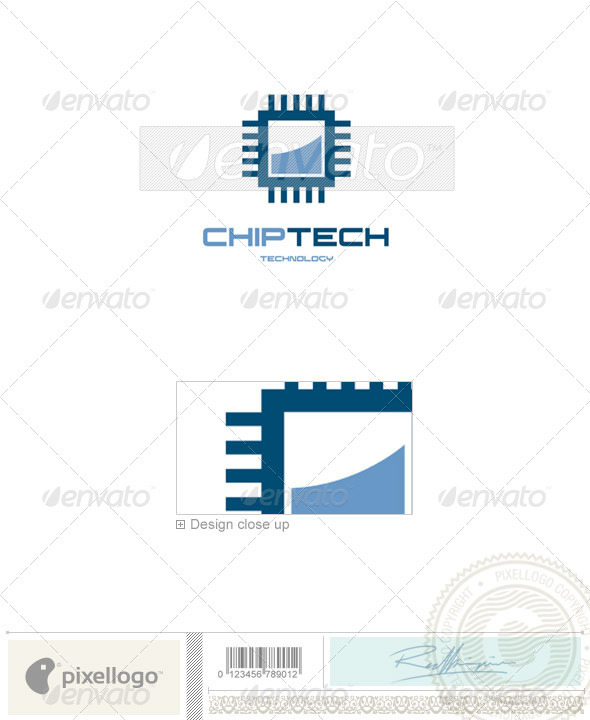 Technology Logo - 353 - Vector Abstract