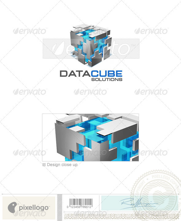 Technology Logo - 3D-341 - 3d Abstract