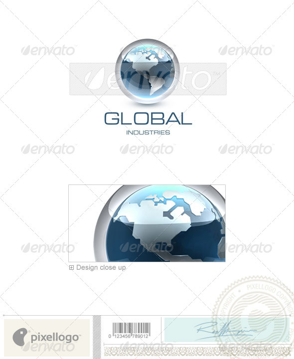 Communications Logo - 3D-249 - 3d Abstract