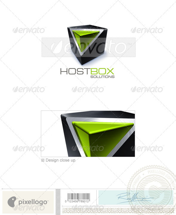 Technology Logo - 3D-231 - 3d Abstract