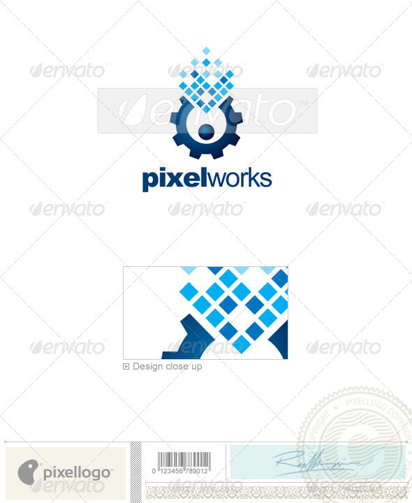 Industry & Science Logo - 2243 - Vector Abstract