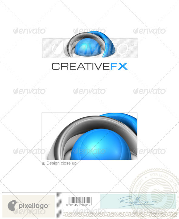 Communications Logo - 3D-335 - 3d Abstract