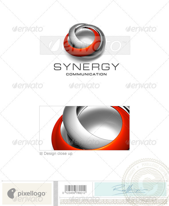 Communications Logo - 3D-270 - 3d Abstract