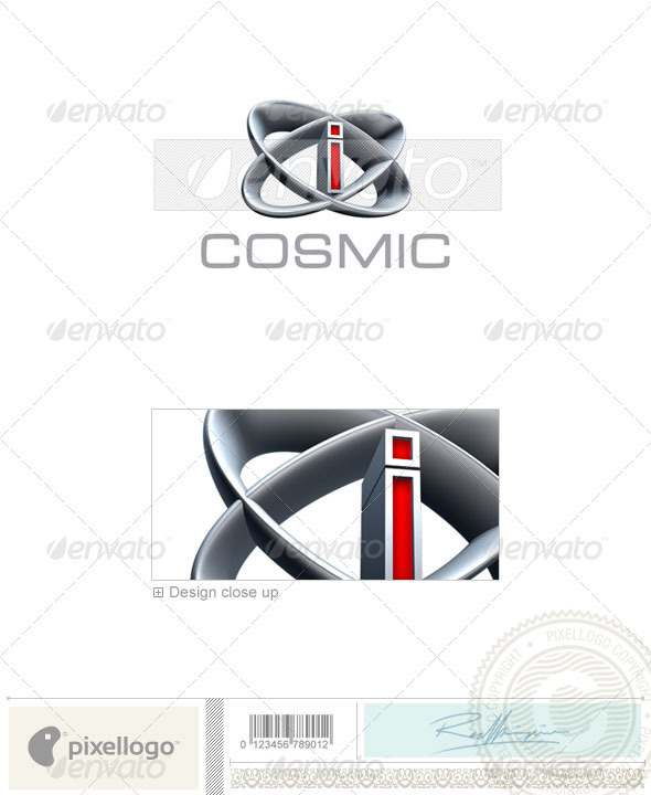 I Logo - 3D-348-I - Letters Logo Templates
