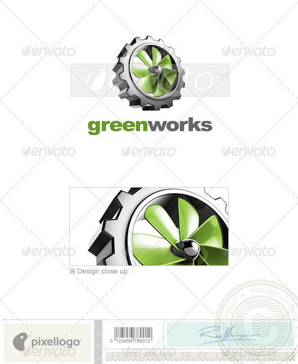 Industry & Science Logo - 3D-443 - 3d Abstract