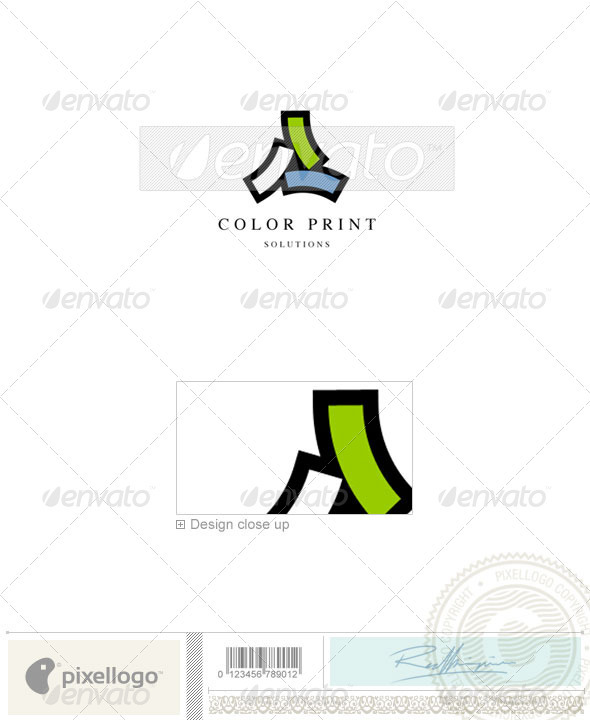 Print & Design Logo - 660 - Vector Abstract