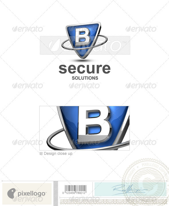 B Logo - 3D-285-B - Letters Logo Templates