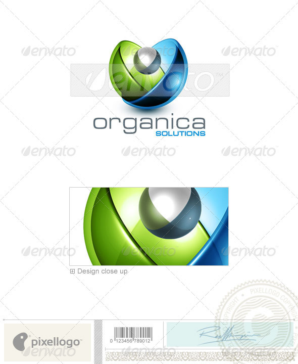 Technology Logo - 3D-423 - 3d Abstract