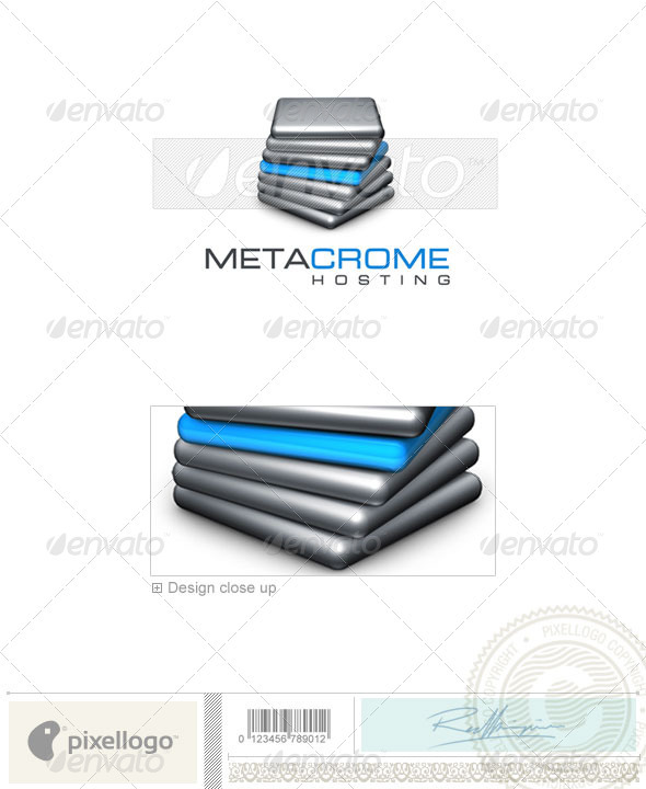 Technology Logo - 3D-328 - 3d Abstract