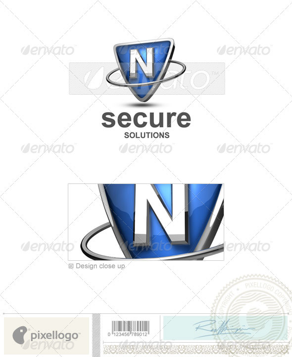 N Logo - 3D-285-N - Letters Logo Templates