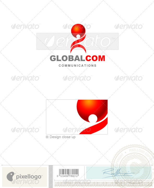 Communications Logo - 1089 - Vector Abstract