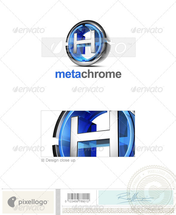 H Logo - 3D-476-H - Letters Logo Templates
