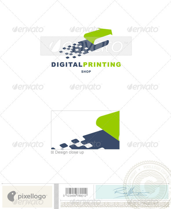 Print & Design Logo - 531 - Vector Abstract