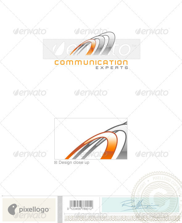 Communications Logo - 1408 - Vector Abstract