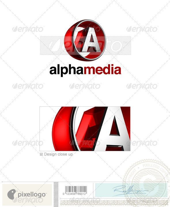 A Logo - 3D-438-A - Letters Logo Templates