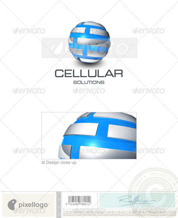 Communications Logo - 3D-427 - 3d Abstract