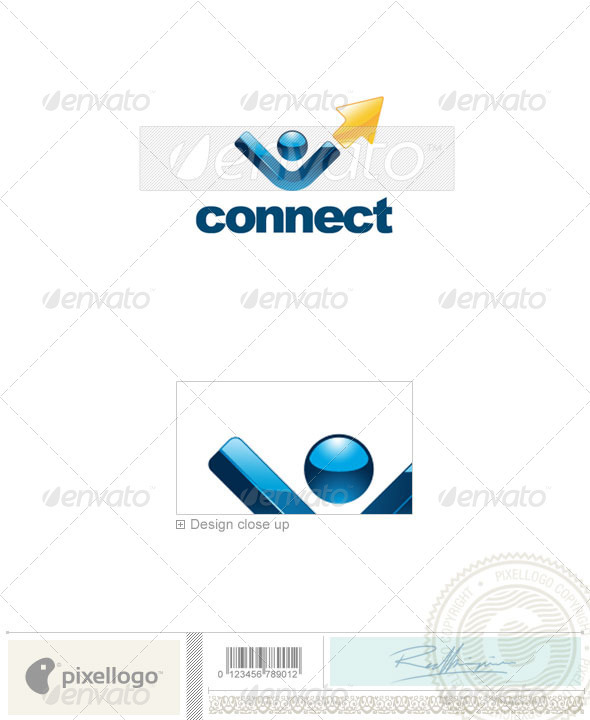 Communications Logo - 2149 - Vector Abstract