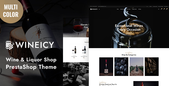 Wineicy – Liquor & Wine Shop Prestashop Theme