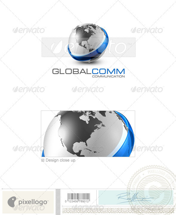 Communications Logo - 3D-478 - 3d Abstract