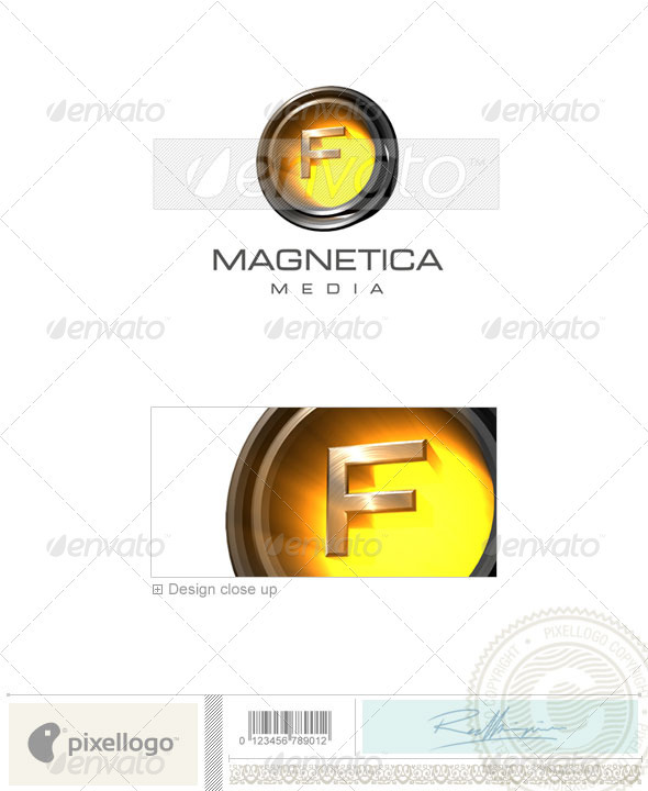F Logo - 3D-238-F - Letters Logo Templates