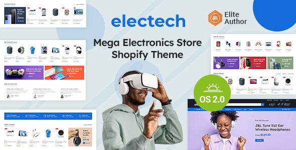 Electech – Multipurpose Electronics Store Shopify 2.0 Responsive Theme