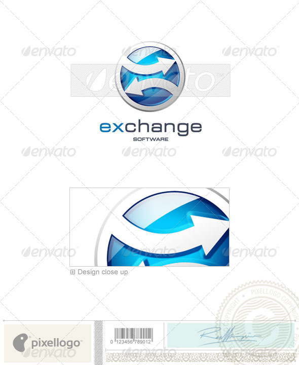 Technology Logo - 3D-125 - 3d Abstract