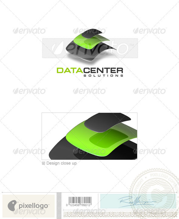 Technology Logo - 3D-128 - 3d Abstract