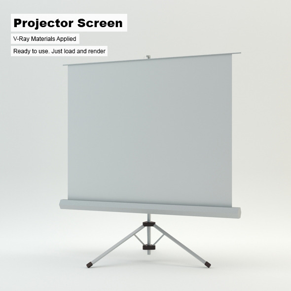 Projector Screen - 3Docean 4765367