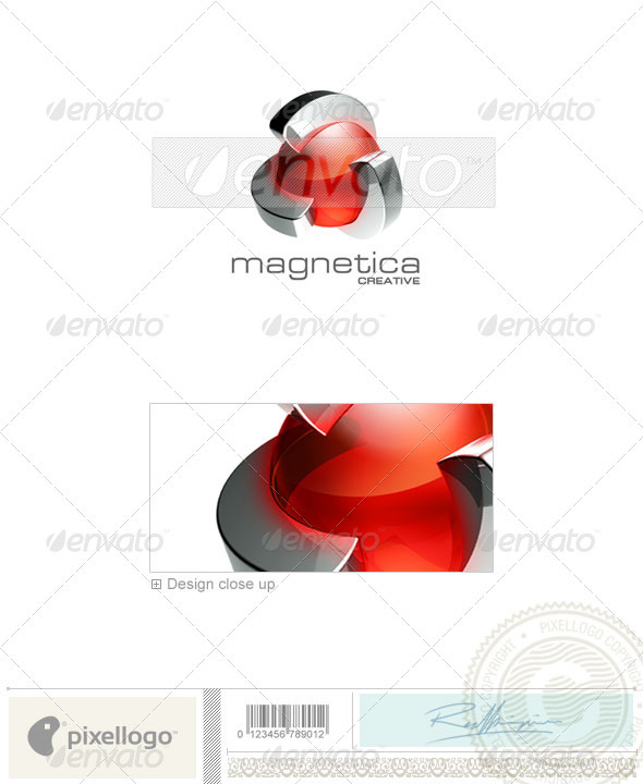Technology Logo - 3D-145 - 3d Abstract