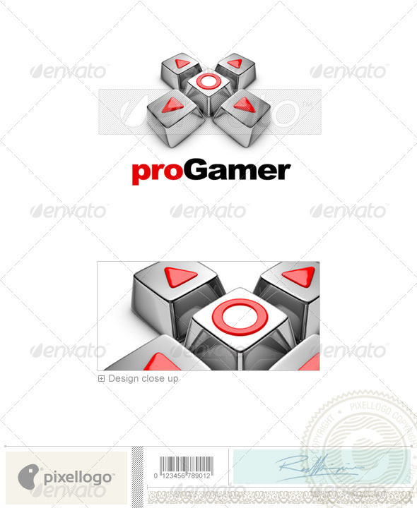 Technology Logo - 3D-445 - 3d Abstract