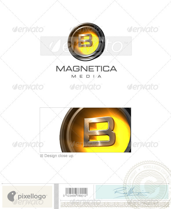B Logo - 3D-238-B - Letters Logo Templates