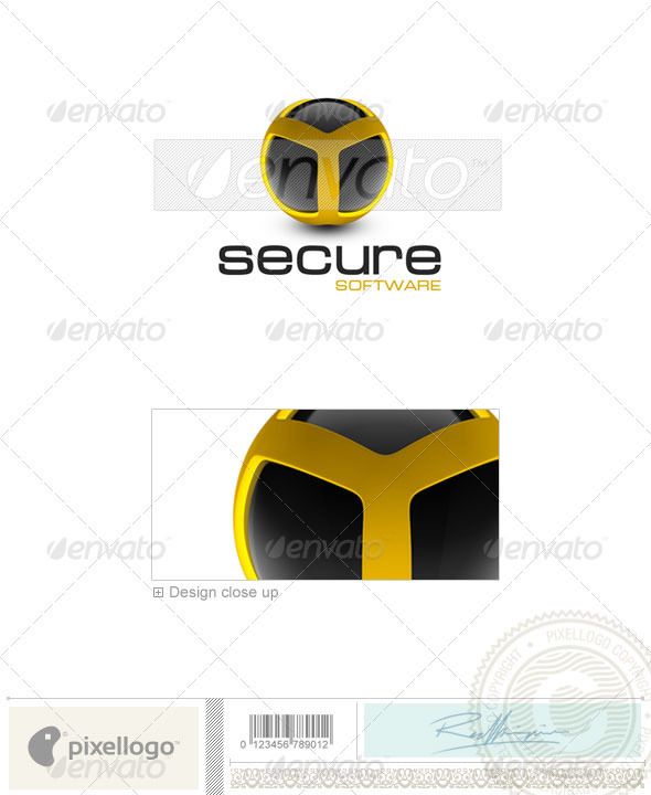 Technology Logo - 3D-284 - 3d Abstract