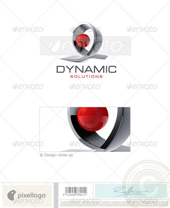 Technology Logo - 3D-464 - 3d Abstract