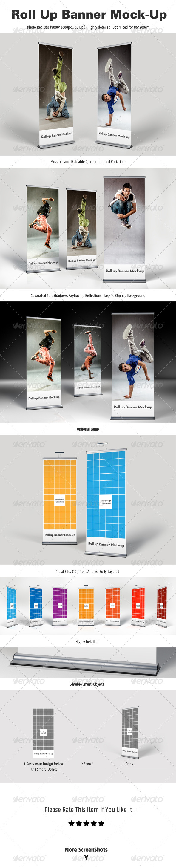 Roll Up Banner Mock-Up - Signage Print
