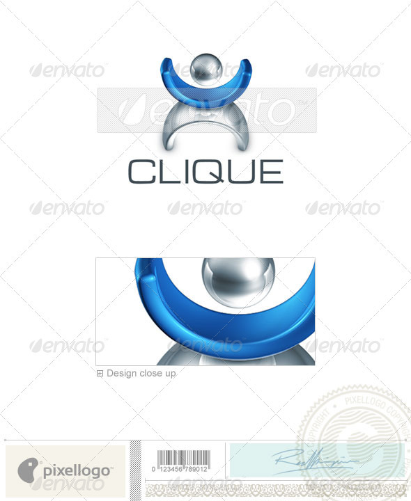 Business & Finance Logo - 3D-395 - 3d Abstract