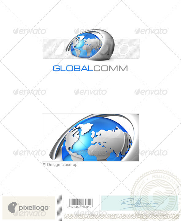 Communications Logo - 3D-347 - 3d Abstract