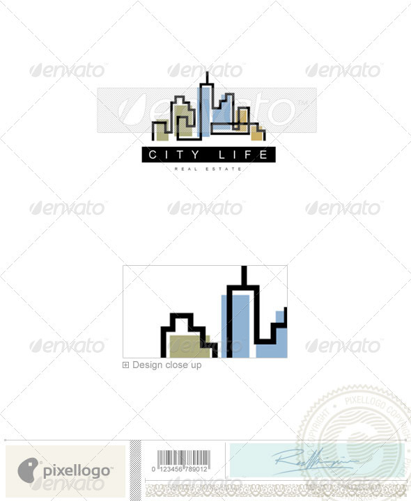 Home & Office Logo - 600 - Buildings Logo Templates