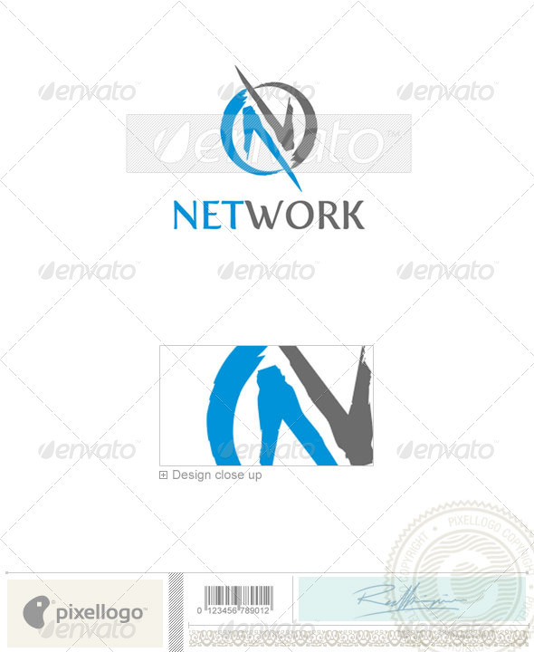 Communications Logo - 1863 - Vector Abstract