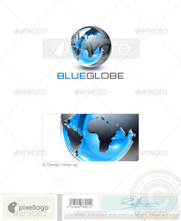 Communications Logo - 3D-250 - 3d Abstract