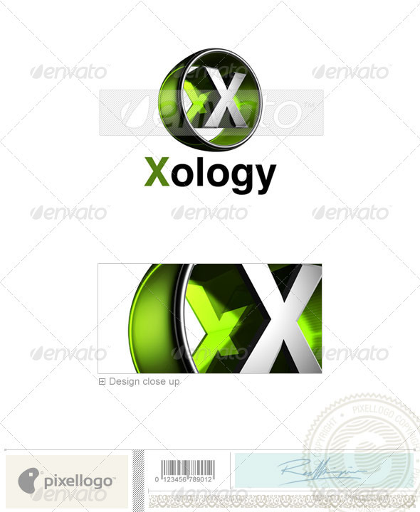 X Logo - 3D-438-X - Letters Logo Templates