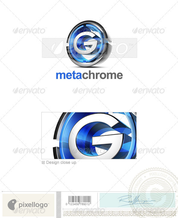G Logo - 3D-476-G - Letters Logo Templates