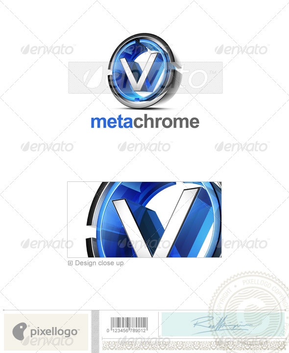 V Logo - 3D-476-V - Letters Logo Templates