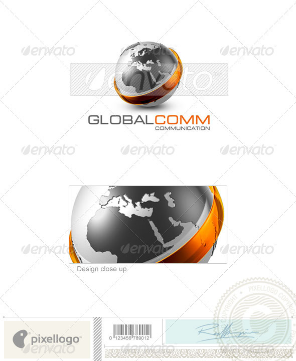 Communications Logo - 3D-479 - 3d Abstract