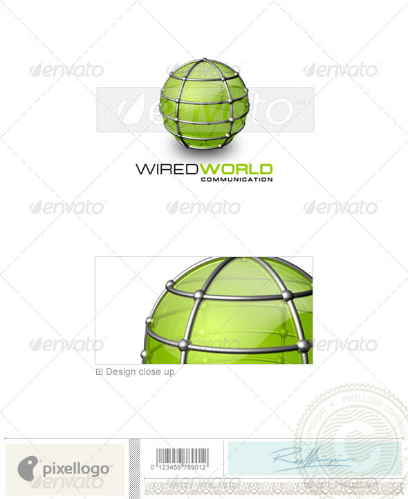 Communications Logo - 3D-159 - 3d Abstract